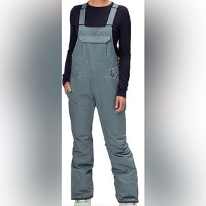 686: WOMEN'S BLACK MAGIC INSULATED BIB-GOBLIN BLUE TEXTURED STRIPE